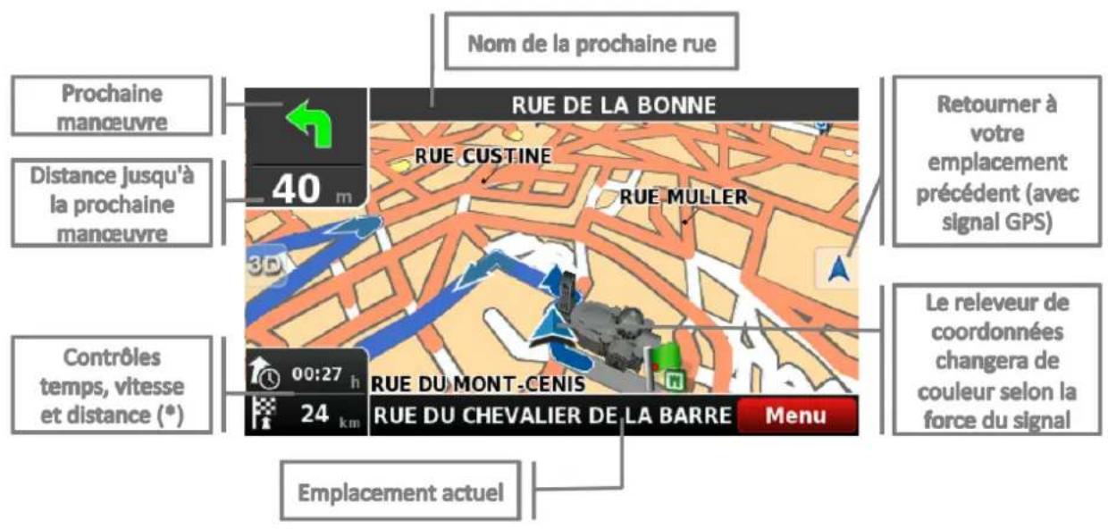 MAPPY Ulti S539 - Écran Carte Principale - 2