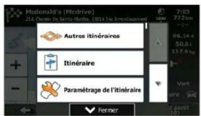MAPPY Maxi E611 - Vérification des autres itinéaires pour un itinéaire existant - 5