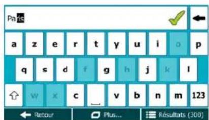 MAPPY Maxi E611 - Sélection d'un centre-ville comme destination - 5