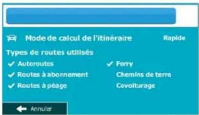 MAPPY Maxi E611 - Sélectionner une destination réçente à partir de l'historique - 3