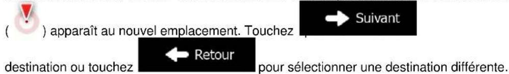 MAPPY Maxi E611 - Recherche combinée — Acceder à une destination favorite - 2