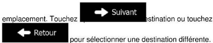 MAPPY Maxi E611 - Sélectionner une des destinations les plus probables (Historique intelligent) - 2