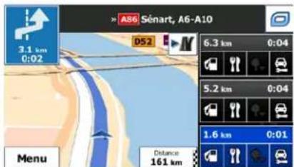 MAPPY Maxi E611 - Services de sortie d'autoroute - 2