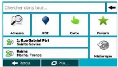 MAPPY Maxi E611 - Créer un itinétaire à partir de la liste de destinations (Créer itinétaire) - 5