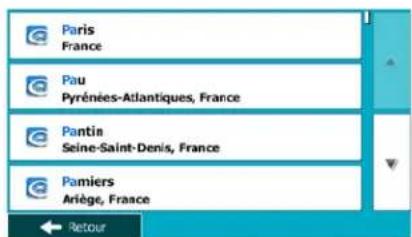 MAPPY Maxi E611 - Sélection d'un centre-ville comme destination - 6