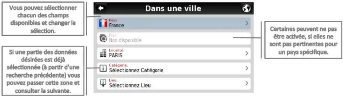 MAPPY Iti S439 - Effectuer une recherche - 1