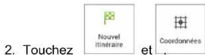MAPPY Iti E431T - Saisir les coordonnées - 2