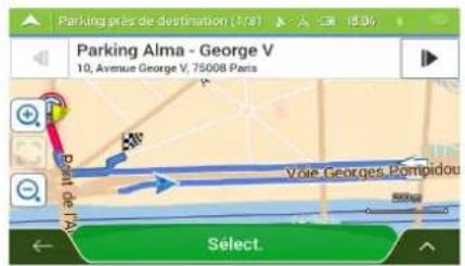 MAPPY Iti E431T - Parking pres de destination - 1