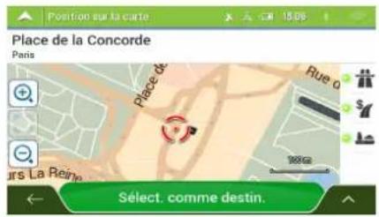 MAPPY Iti E431T - Utiliser les catégories de recherche rapide - 13