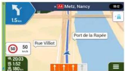 MAPPY Iti E431T - Informations sur les voies - 1
