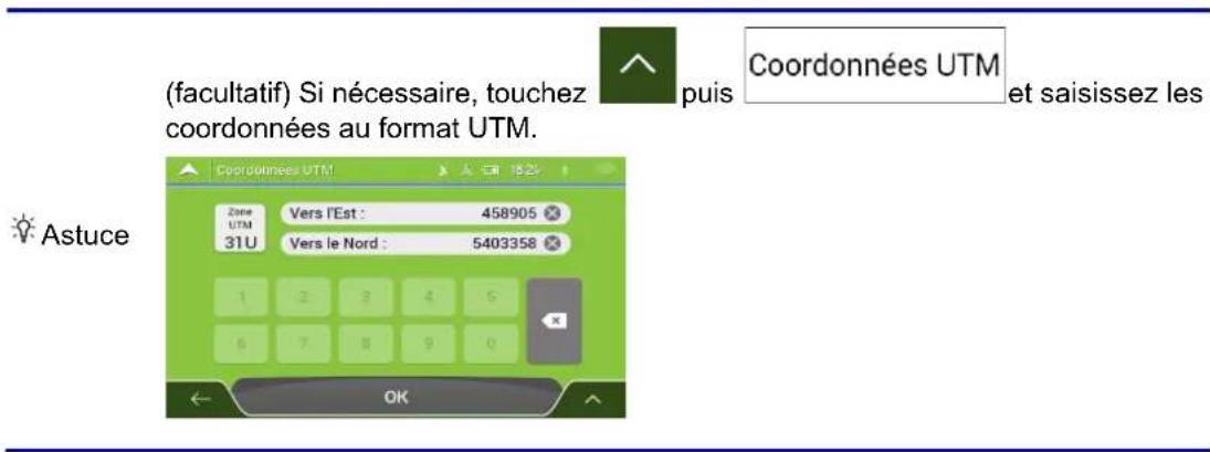 MAPPY Iti E431T - Saisir les coordonnées - 5