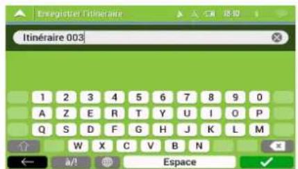 MAPPY Iti E431T - Enregistrement de l'itinétaire planifié - 5