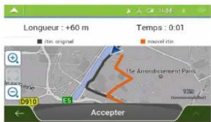 MAPPY Iti E431T - Autre itinétaire temps réel - 2