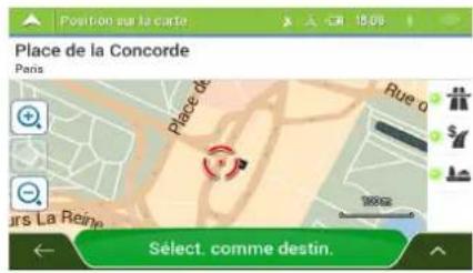 MAPPY Iti E431T - Sélectionner un élément de l'historique - 5