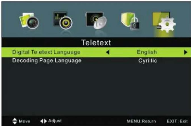 MPMAN TV190 - Téletexte - 1