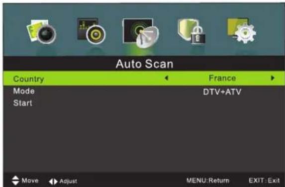 MPMAN TV190 - Recherche auto - 1