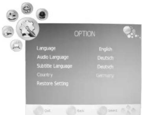 AEG CTV 2204 - Paramètres de la langue - 1