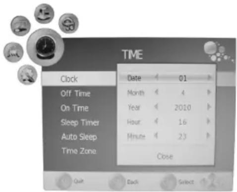 AEG CTV 2204 - Heure en cours - 1