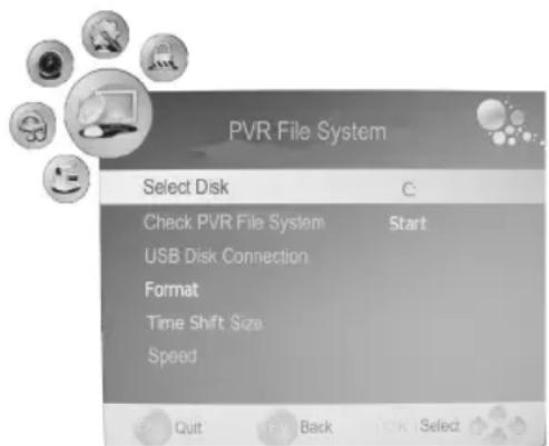 AEG CTV 2204 - Paramètres PVR - 1