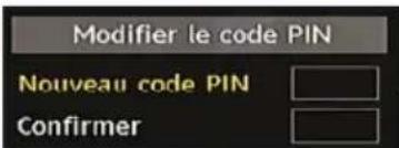 WALTHAM WT 2211 W PVR - Paramétrage du code PIN - 1