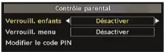 WALTHAM WT 2211 W PVR - Contrôle parental - 1