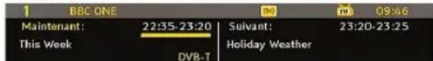 WALTHAM WT 2211 W PVR - Bandeau d'information - 1