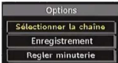 WALTHAM WT 2211 W PVR - Options du programme - 1