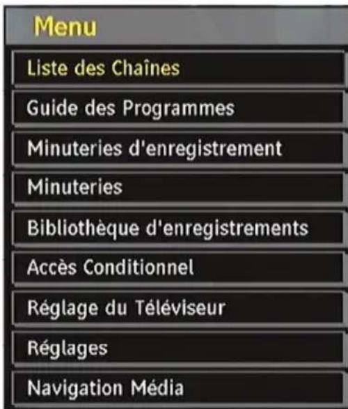 WALTHAM WT 2211 W PVR - Système de menu IDTV - 1