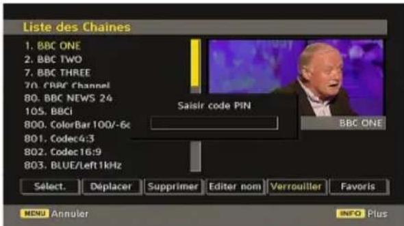 WALTHAM WT 2211 W PVR - Ajout des verrouillages à des chaînes - 1