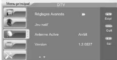 AKIRA LCTB85TDU22H - Réglage menu DTV - 2