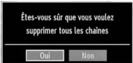 WALTHAM WL 1916 HDW 12 V - Effacer la liste des chaînes (\*) - 1