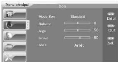 AKIRA LCTB85TDU19H - Comment utiliser le menu OSD - 2