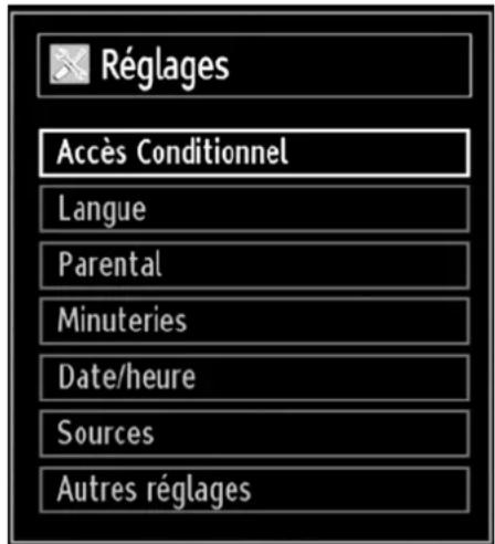 LISTO LCDUSB339 - UTILISATION DU MENU REGLAGES - 1