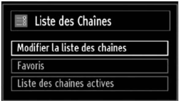 LISTO LCDUSB339 - UTILISATION DU MENU LISTE DES CHAINES - 1
