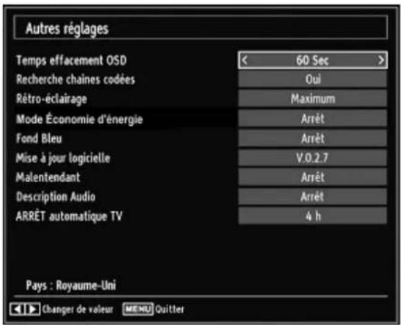 LISTO LCDUSB339 - AUTRES REGLAGES - 1