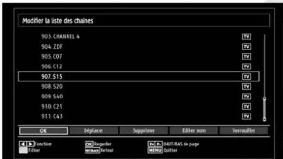 LISTO LCDUSB339 - MODIFIER LA LISTE DES CHAINES - 1