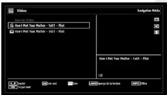 LISTO LCDUSB339 - UTILISATION DU MENU NAVIGATION MEDIA - 3