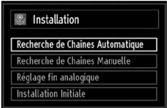 LISTO LCDUSB339 - UTILISATION DU MENU INSTALLATION - 1