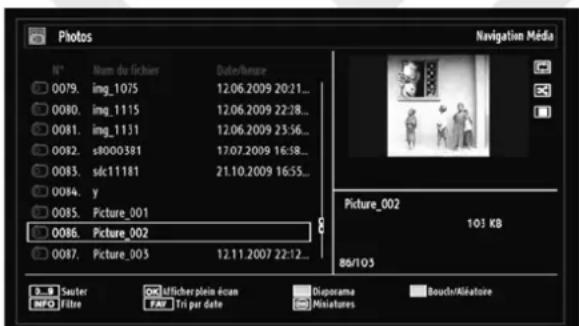LISTO LCDUSB339 - UTILISATION DU MENU NAVIGATION MEDIA - 6