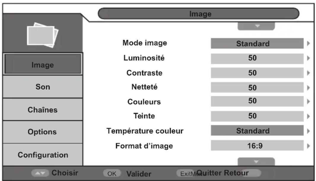 LISTO 19LED608 - - Menu IMAGE - 1