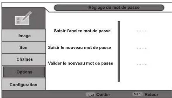 LISTO 19LED608 - Changer le mot de passer - 1