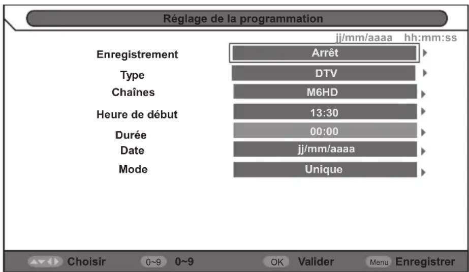 LISTO 19LED608 - - Programmer un enregistrement - 1