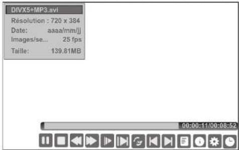 DIVX5+MP3.avi Résolution : 720 x 384 Date: aaaa/mm/jj Images/se... 25 fps Taille: 139.81MB