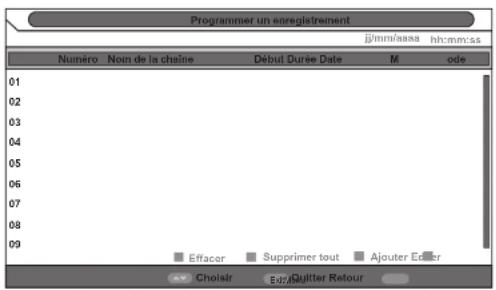 ESSENTIELB Velinio 28 DVD - PROGRAMMER UN ENREGISTREMENT : - 1