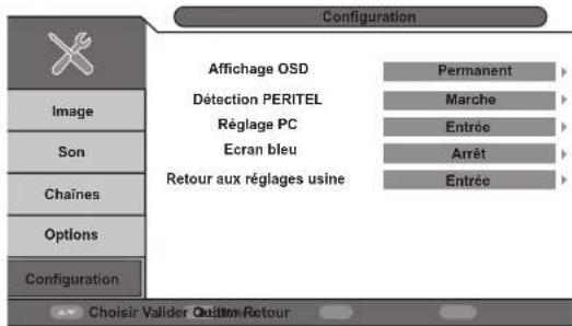 ESSENTIELB Kea 40 - Menu CONFIGURATION - 1