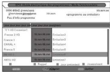 ESSENTIELB Kea 32 - guide des programmes (EPG) - 1