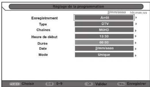 ESSENTIELB Kea 32 - PROGRAMMER UN ENREGISTREMENT - 2