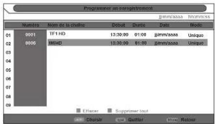 ESSENTIELB Kea 32 - PROGRAMMER UN ENREGISTREMENT - 3