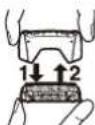 PANASONIC ESRT64 - Replacing the inner blades - 2