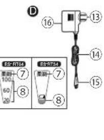 PANASONIC ESRT64 - 部件名称 - 5